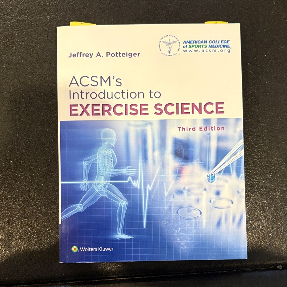 ACSM's Introduction to Exercise Science Book